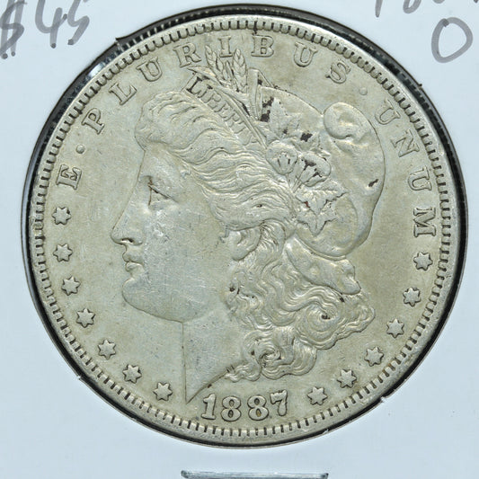 1887 O Morgan Silver Dollar - New Orleans