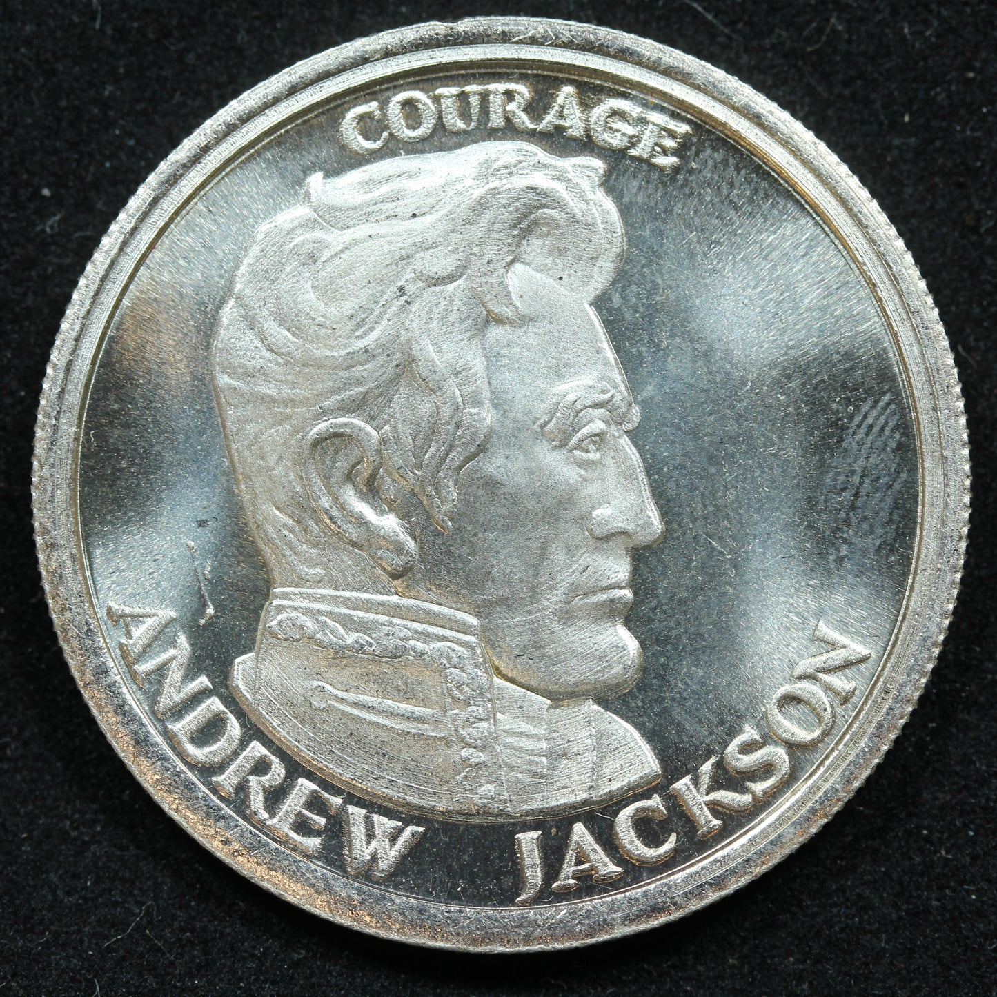 1978 Liberty Lobby 240 grains .999 Silver Medallion Andrew Jackson Courage Medal