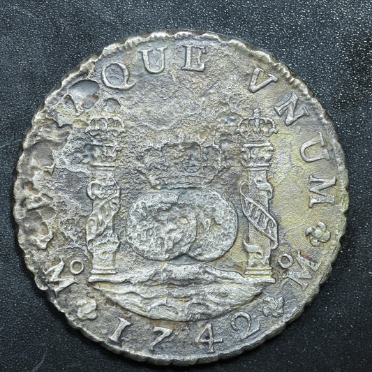 1741-Mo MF MEXICO 8 Reales Silver - Hollandia Shipwreck Pillar Coin w/ Certificate
