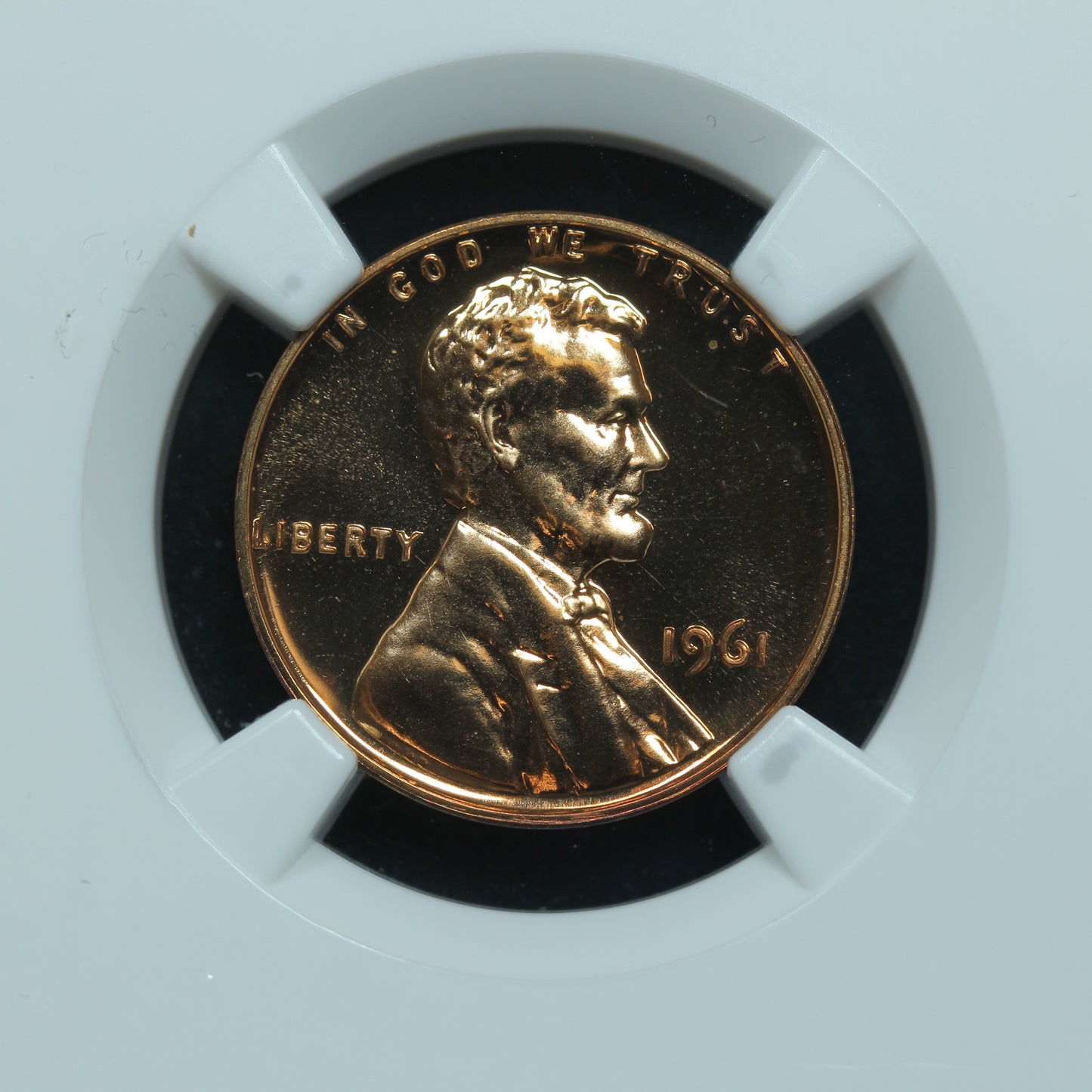 1961 1c Lincoln Cent Penny - NGC PF 68 RD Red