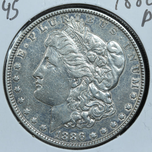 1886 P Morgan Silver Dollar - Philadelphia