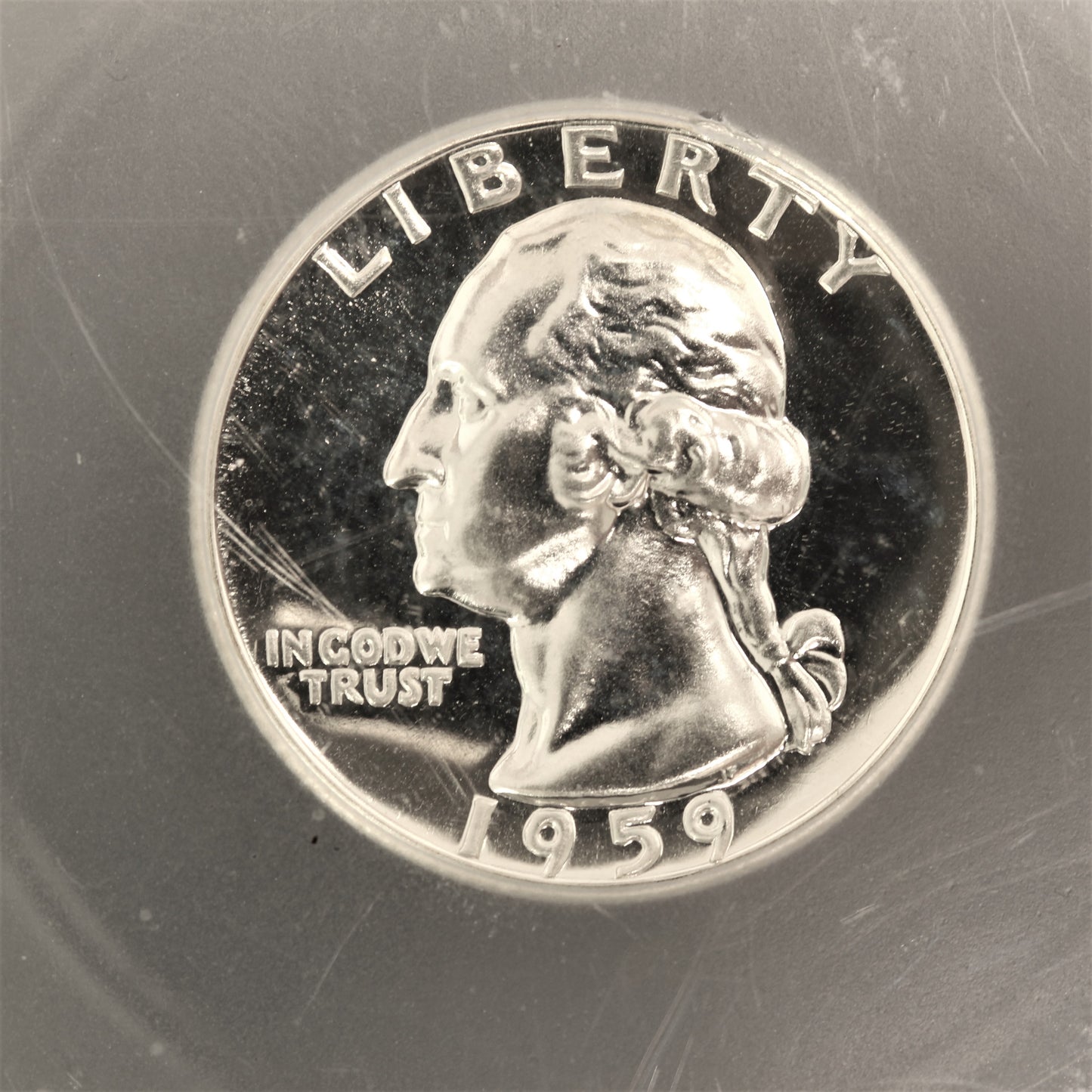 1959 (Philadelphia) 25c Silver Washington Quarter - ICG PR 70