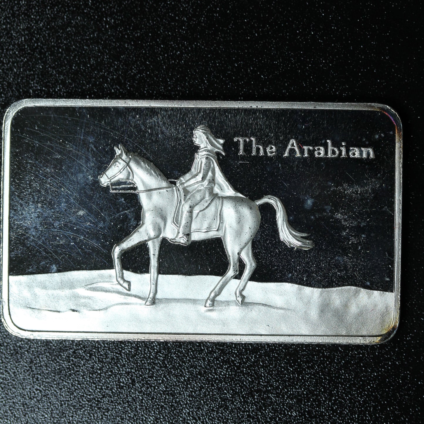 1 oz .999 Fine Silver - Bradford Silver - 1973 The Arabian Limited Edition (#2)