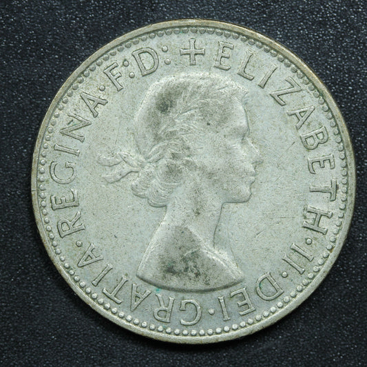 1961 Australia 1 Florin Silver Coin - KM# 60