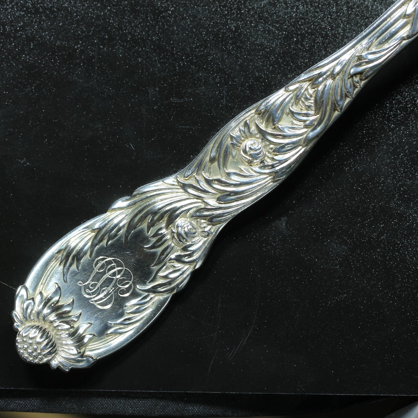 Chrysanthemum by Tiffany and Co Sterling Silver Berry / Casserole Spoon - Mono