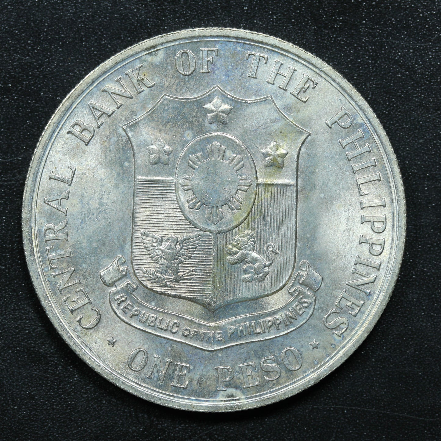 1964 1 Peso Philippines Silver Coin 100th Anniv. Apolinario Mabini KM# 194