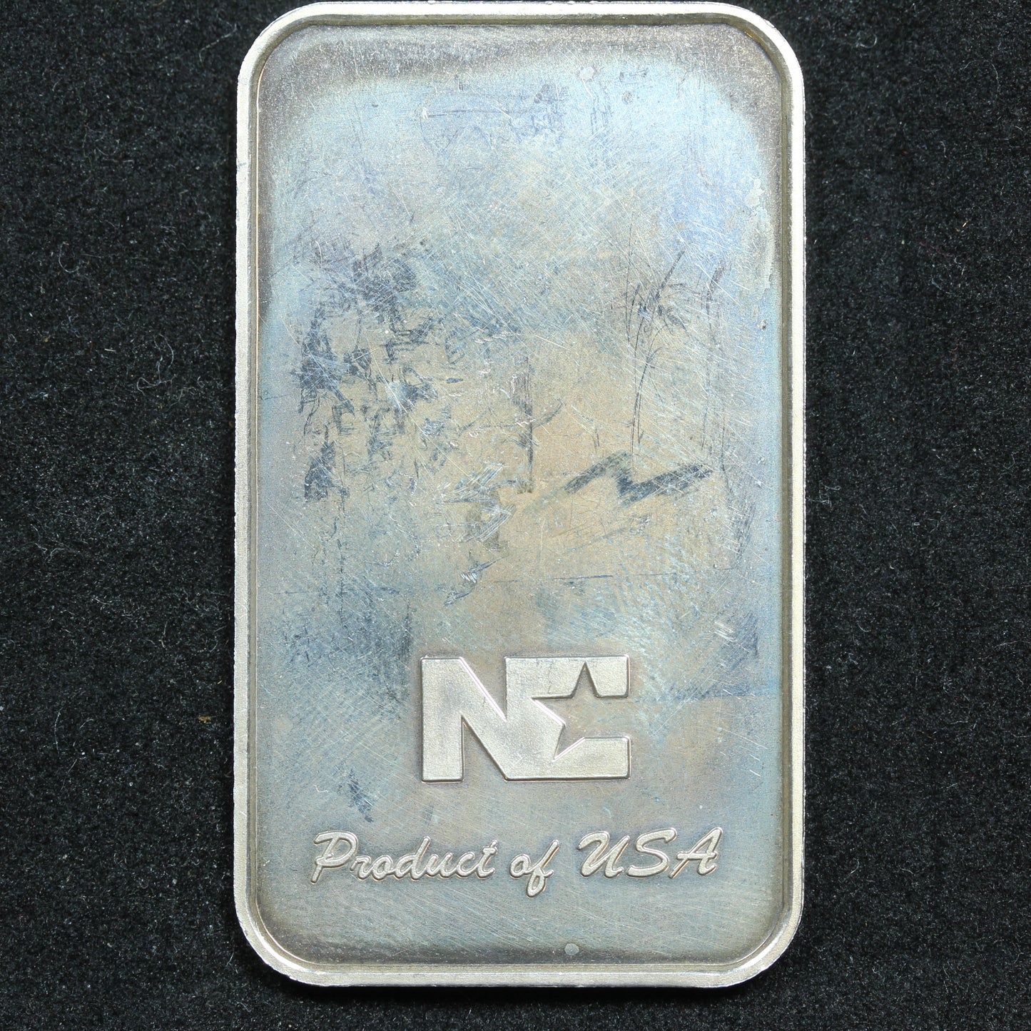 National Mint 1 Troy Oz .999 Fine Silver Ingot Bar - Congratulations