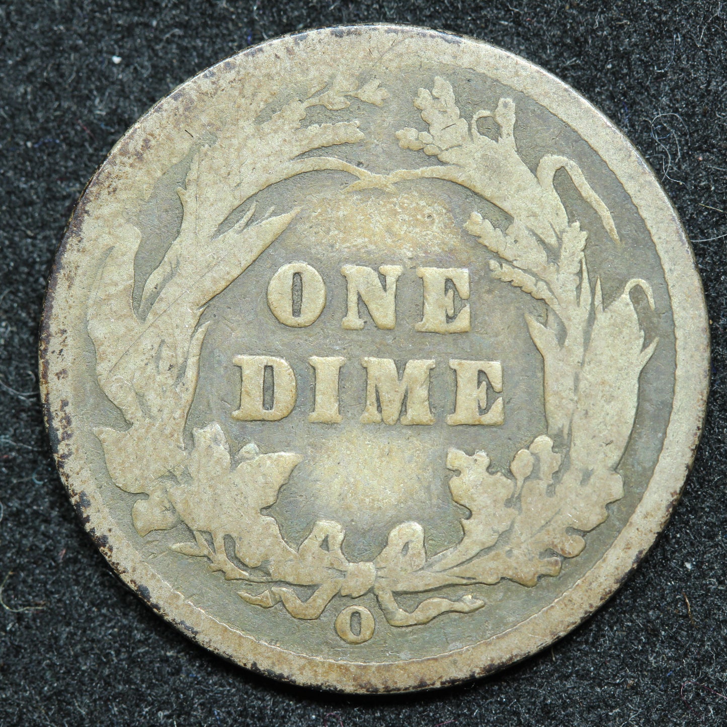 1899 O Barber Dime 10C - New Orleans - Some Toning
