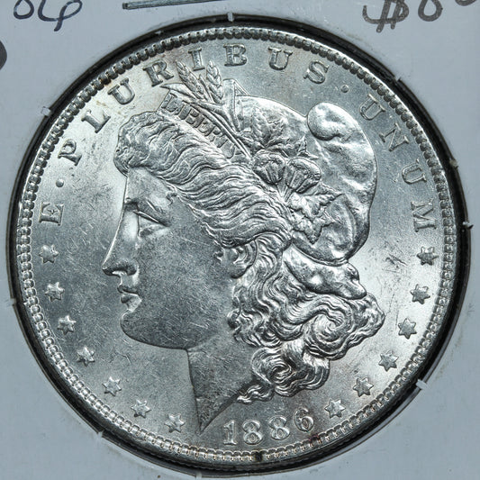 1886 P Morgan Silver Dollar - Philadelphia