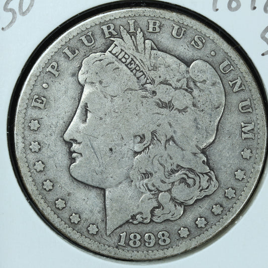 1898 S Morgan Silver Dollar - San Francisco