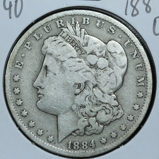 1884 O Morgan Silver Dollar - New Orleans