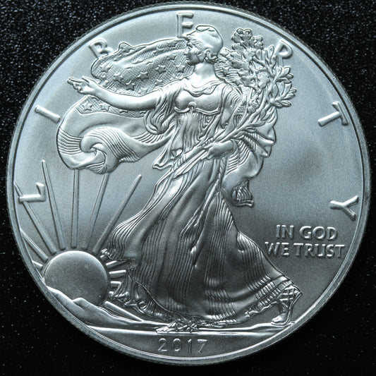 2017 American Silver Eagle $1 .999 Fine Silver Coin BU