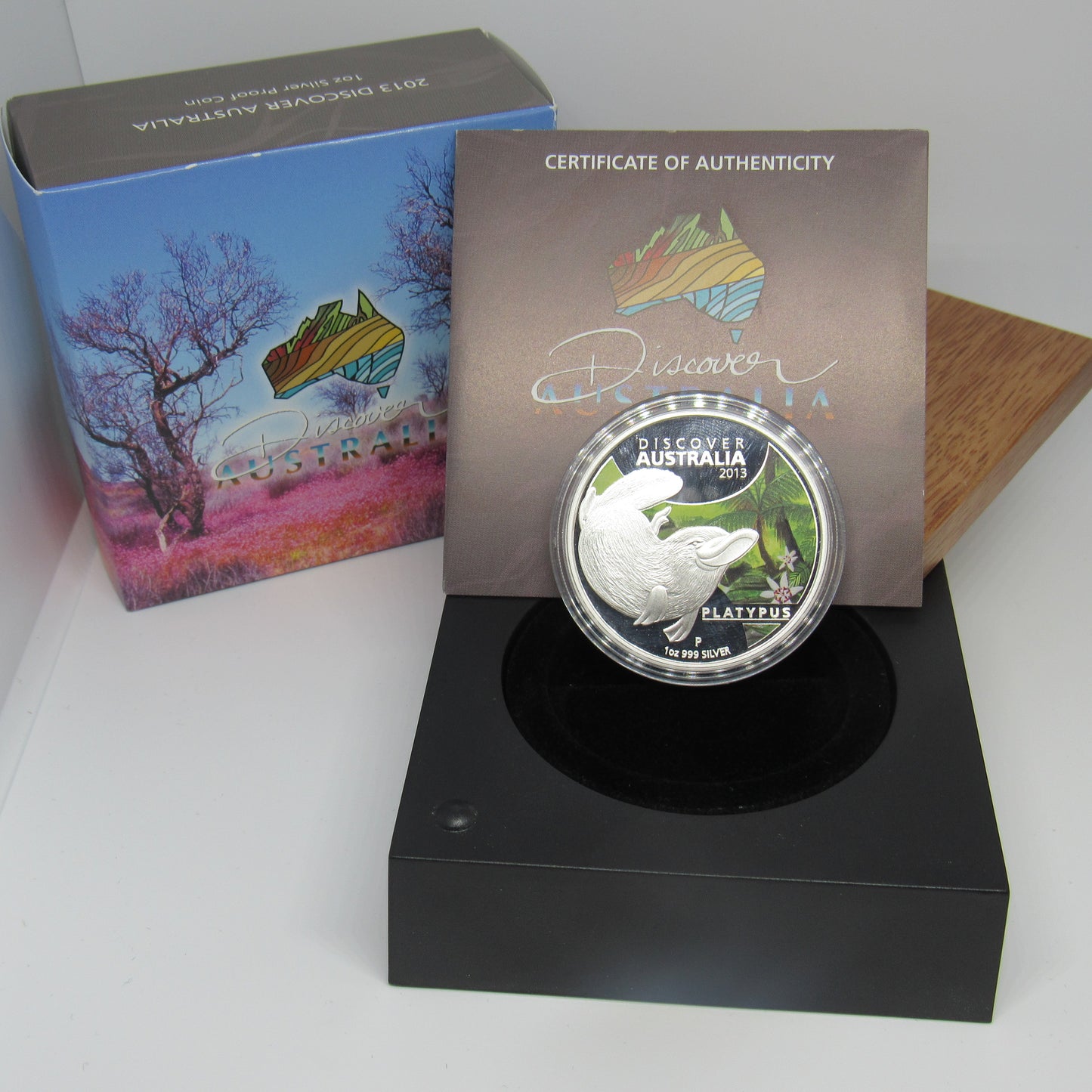 2013 Australia 1 oz Silver Platypus Proof Coin w/ OGP