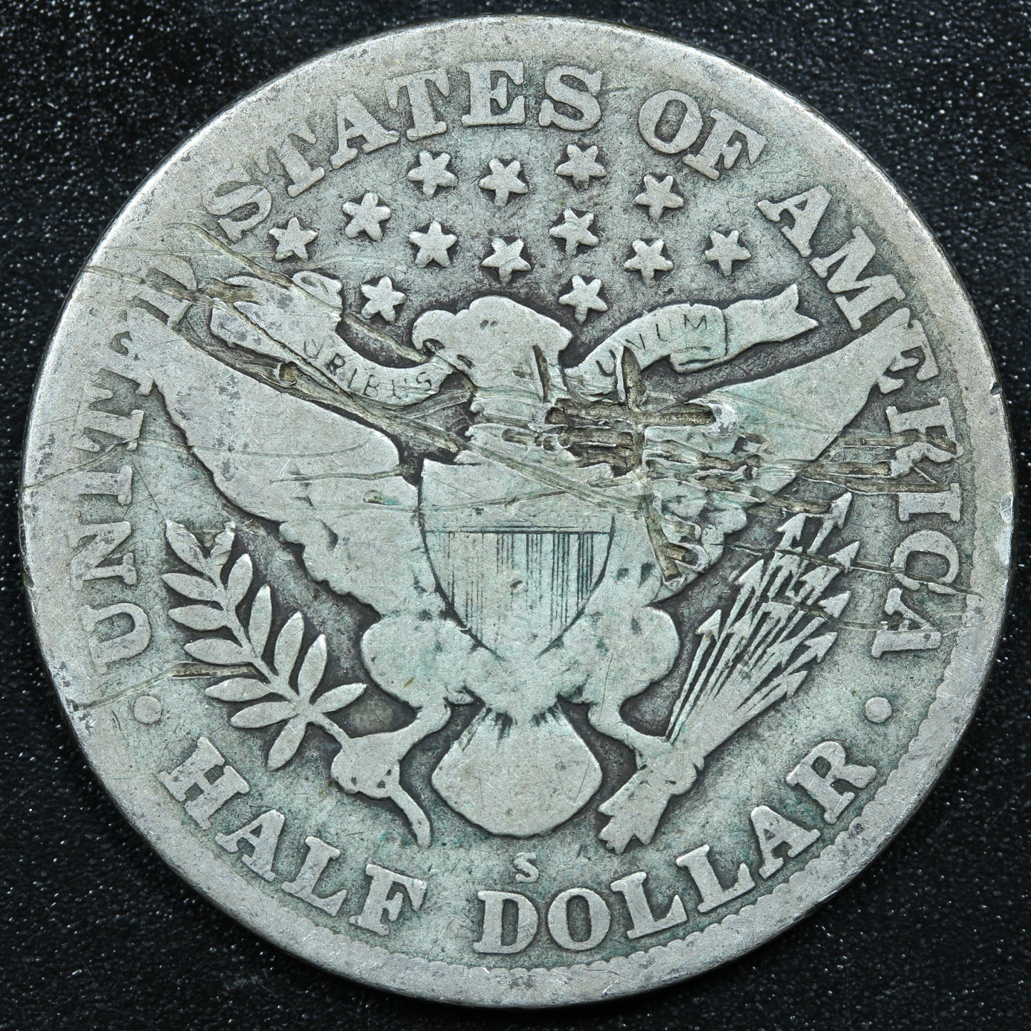 1915 S Barber Silver Half Dollar - San Francisco
