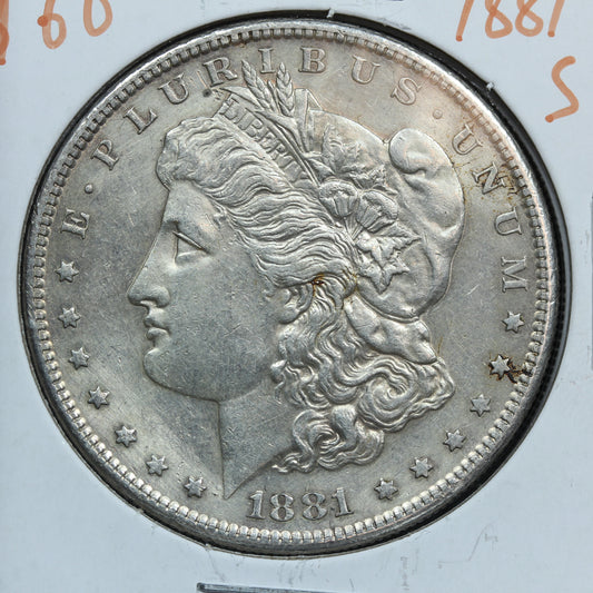 1881 S Morgan Silver Dollar - San Francisco
