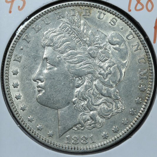 1881 P Morgan Silver Dollar - Philadelphia