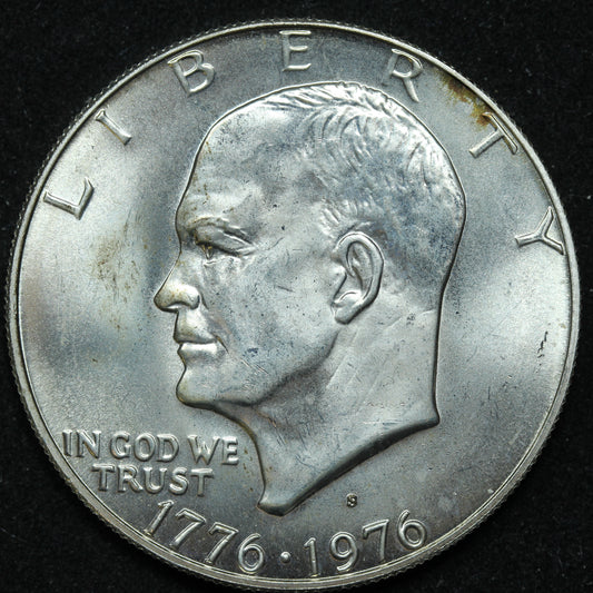 1776-1976 S Eisenhower Uncirculated Silver Dollar Bicentennial