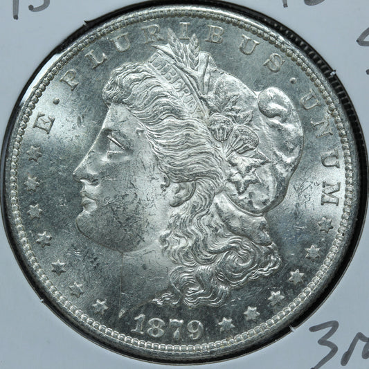 1879 S Morgan Silver Dollar - San Francisco - Third Rev