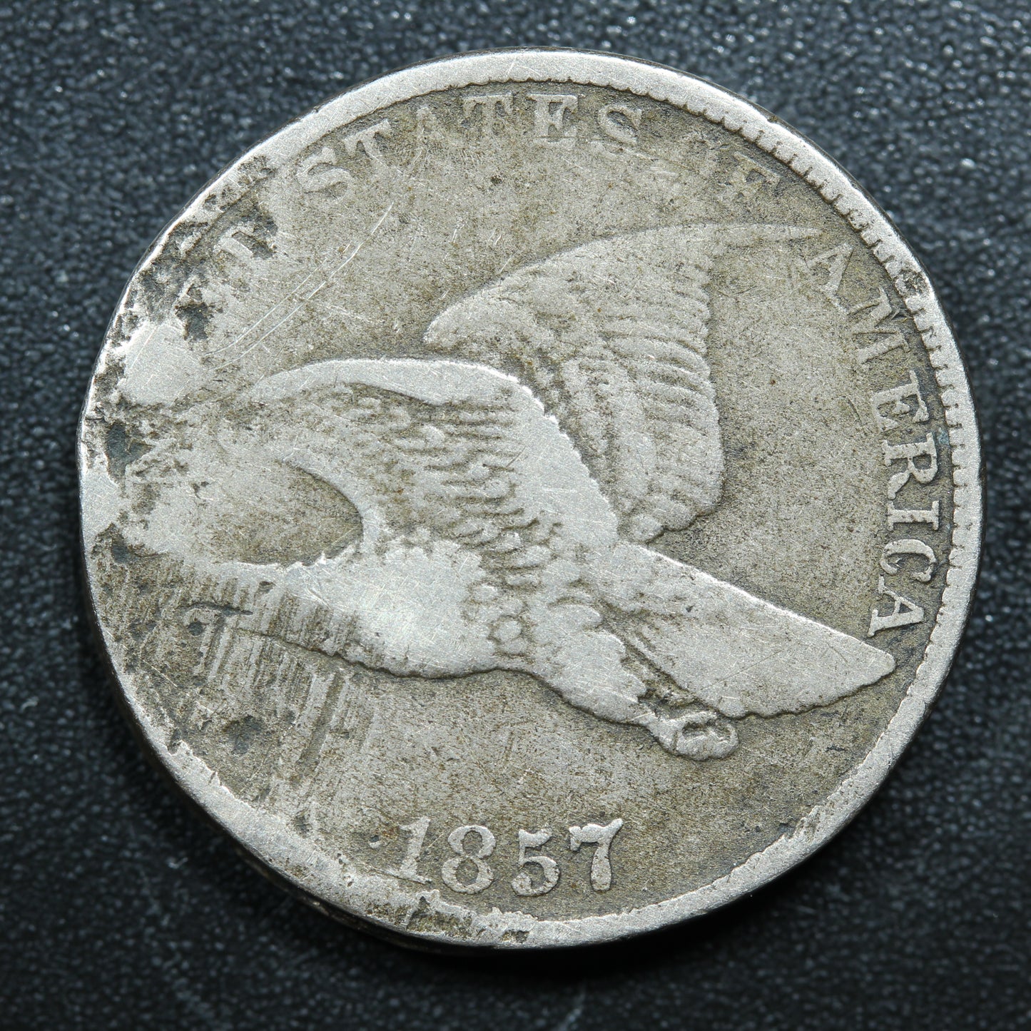 1857 Flying Eagle Penny 1c