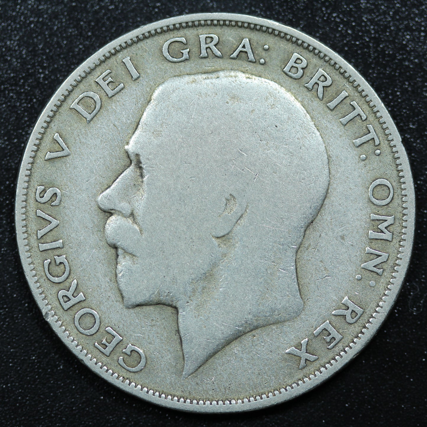 1921 Great Britain Silver Half Crown - GEORGE V - KM# 818.1a