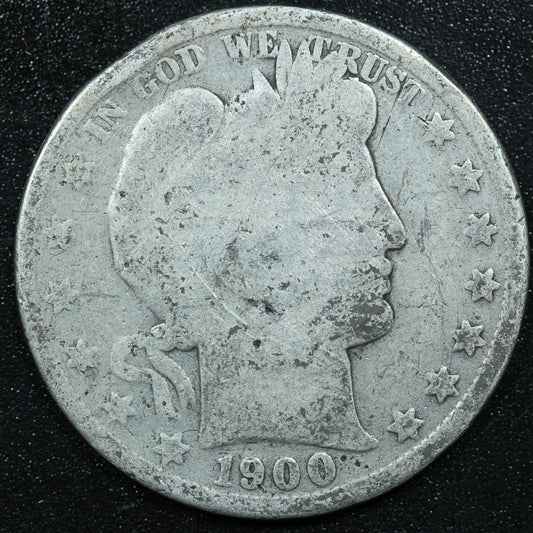 1900 Barber Silver Half Dollar - Philadelphia