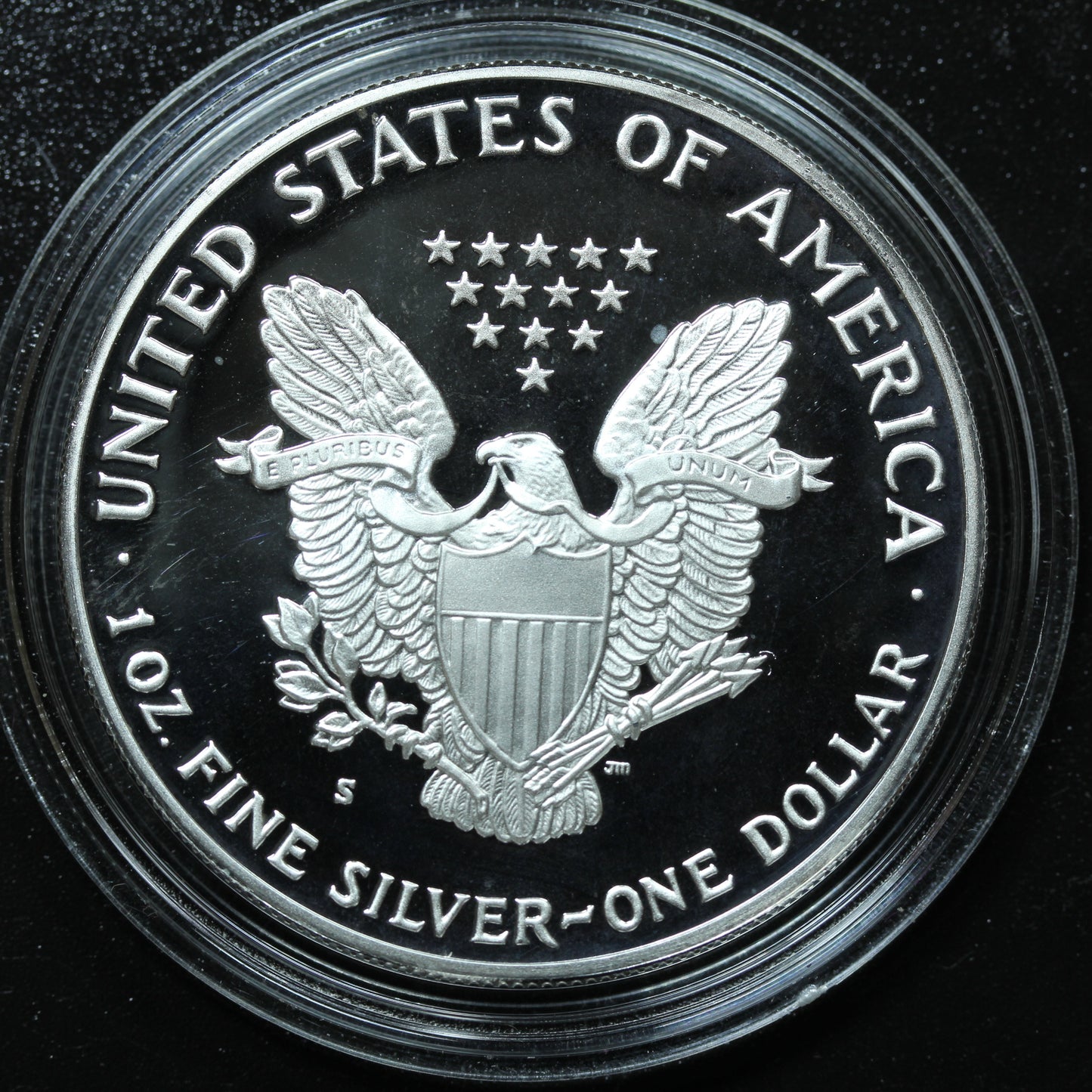 1991 S Proof Silver American Eagle 1 oz Coin Only w/ Capsule