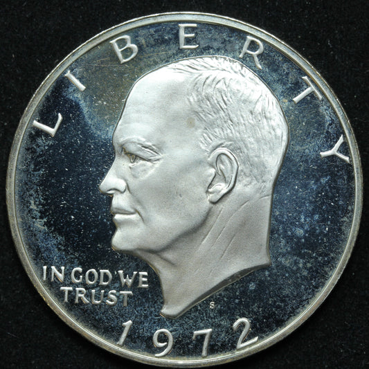 1972-S Proof Eisenhower Uncirculated Silver Dollar