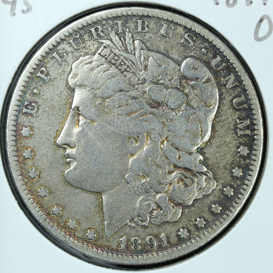 1891 O Morgan Silver Dollar - New Orleans