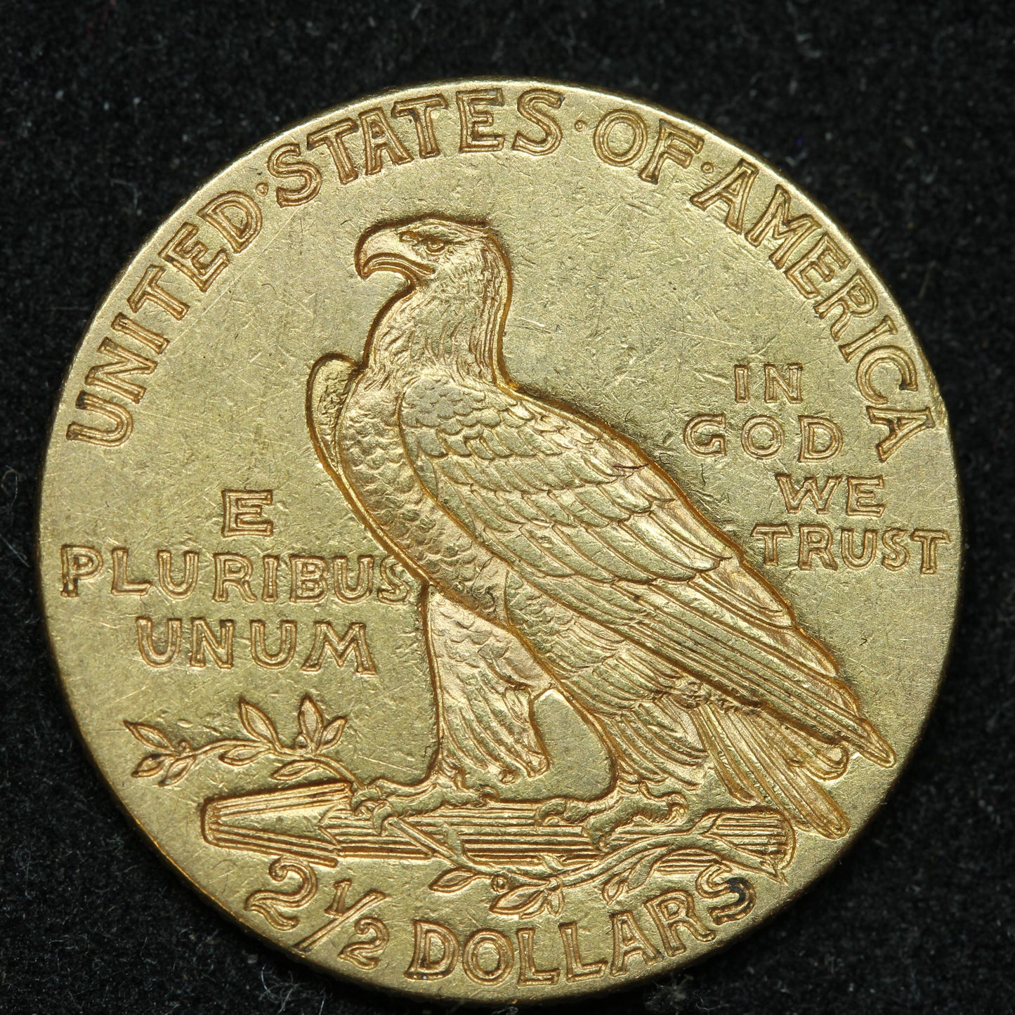 1915 $ 2.5 2.50 Gold Indian Head Quarter Eagle Coin