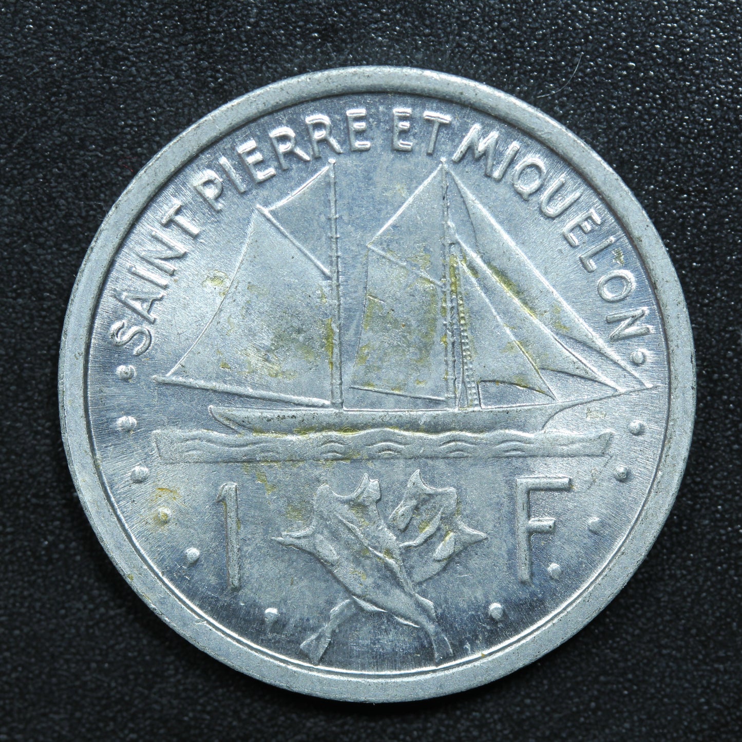 1948 Saint Pierre & Miquelon One 1 Franc - KM# 1