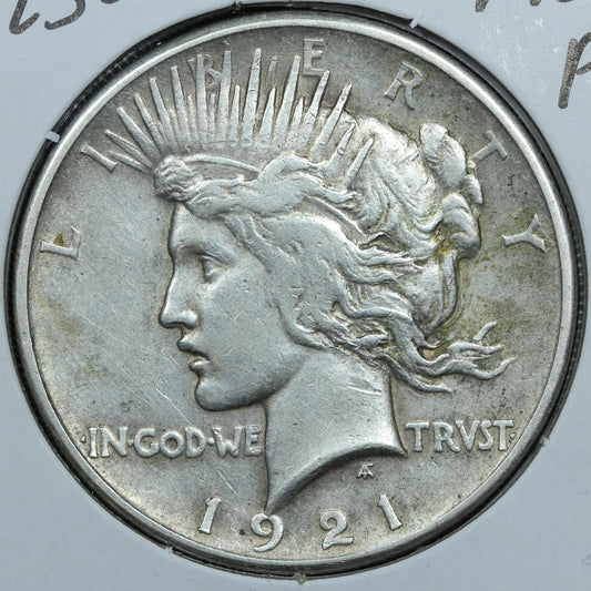 1921 Peace Dollar Silver $1 - Philadelphia - Key Date!