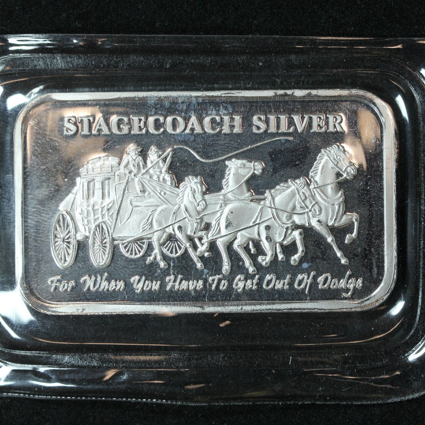 1 oz .999 Fine StageCoach Divisible Silver Bar - Sealed