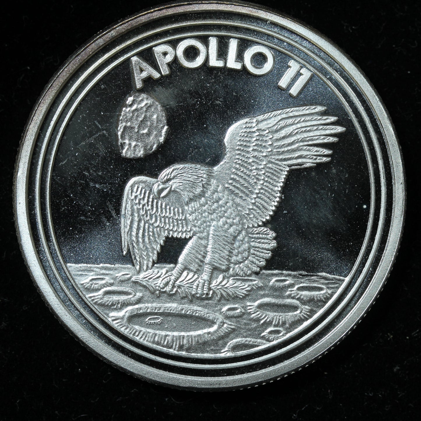 1 oz .999 Fine Silver Round - 2019 NASA Apollo 11