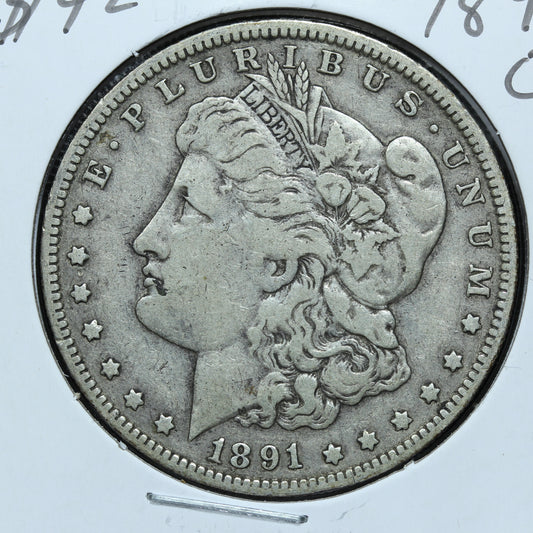 1891 O Morgan Silver Dollar - New Orleans