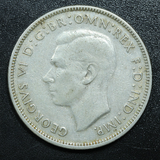 1940 Australia 1 Florin Silver Coin KM# 40
