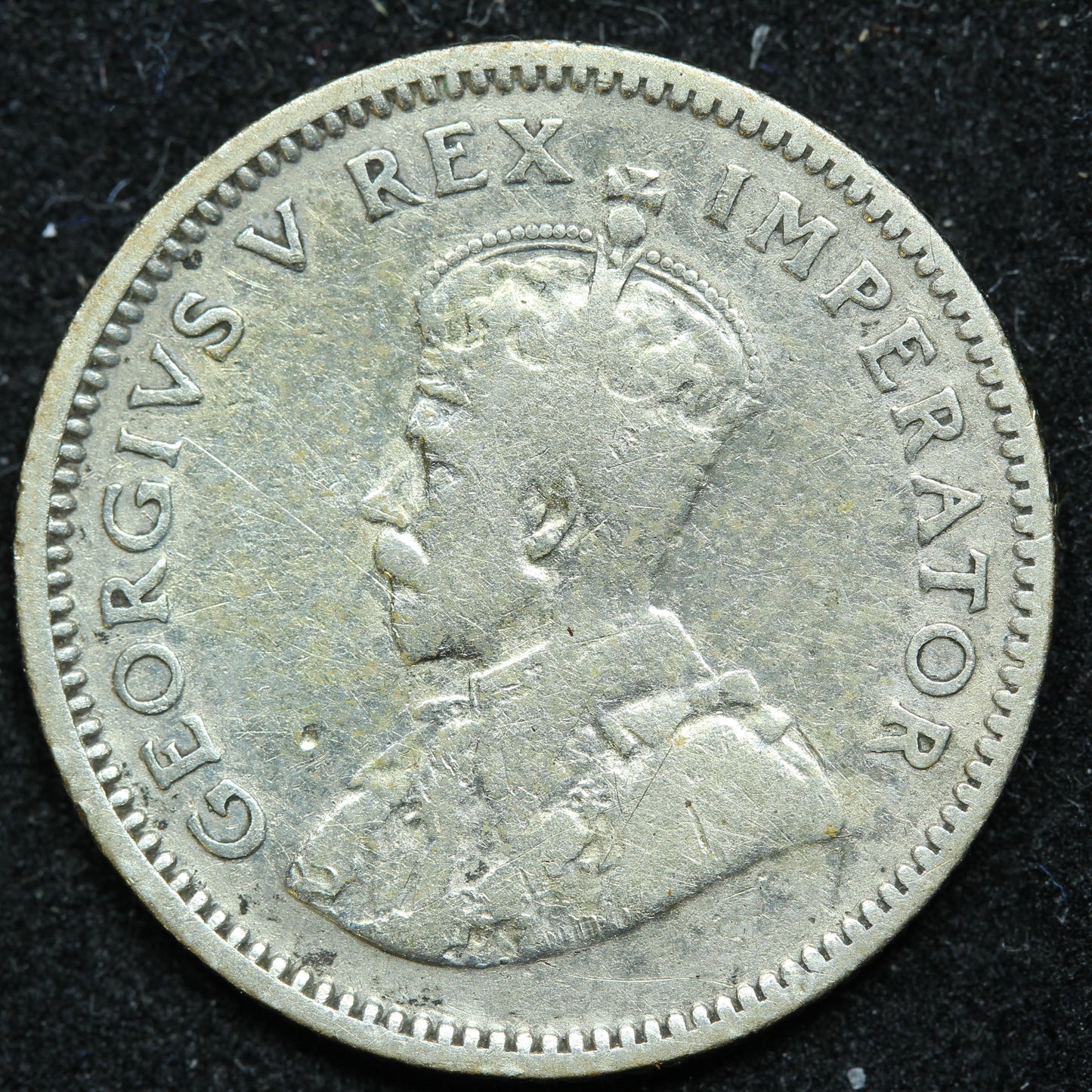 1933 South Africa 6 Six Pence Silver Coin - KM# 16.2