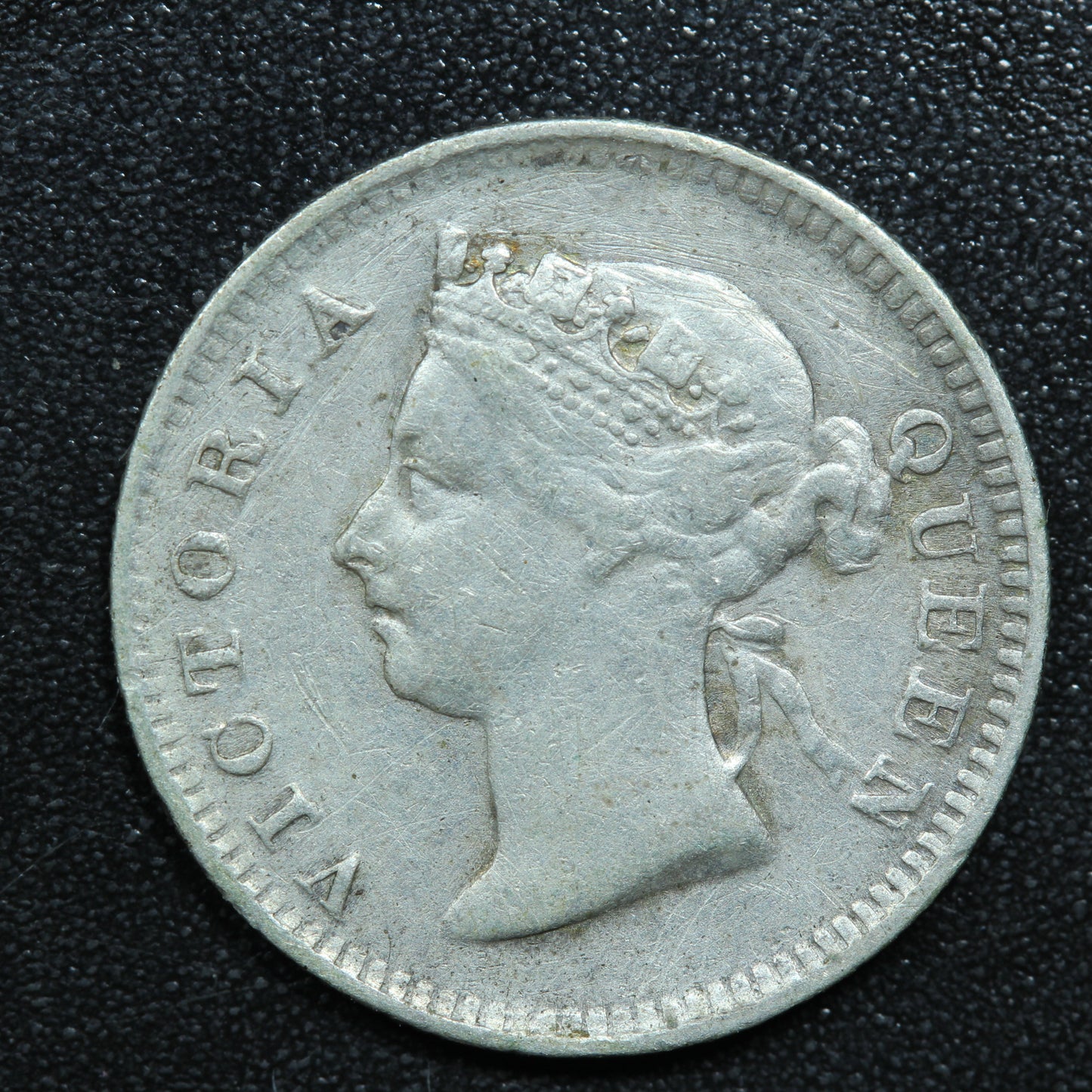 1899 Hong Kong 10 Cents Silver .800 Fine KM# 6