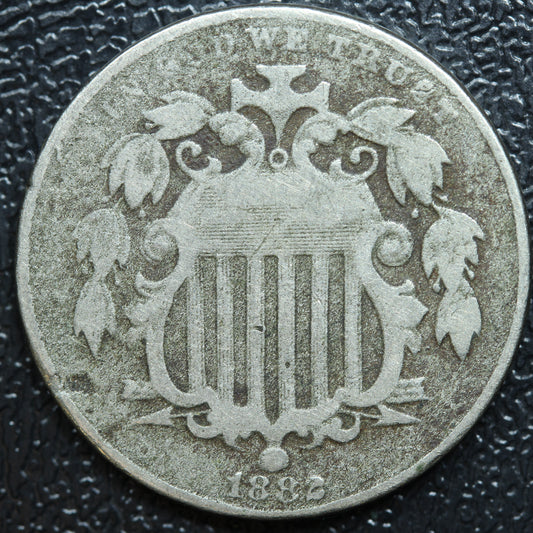 1882 Shield Nickel 5 Cents 5c Five Cents