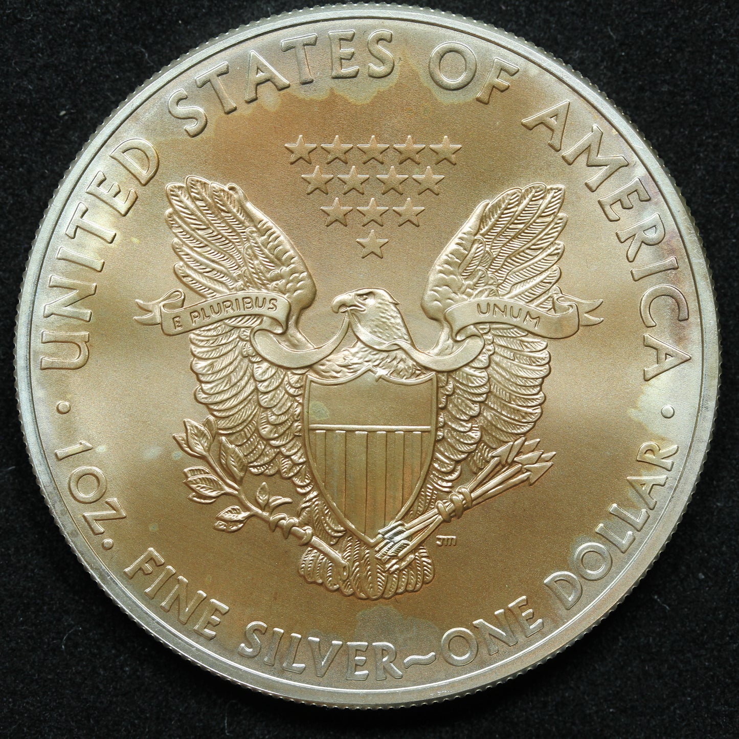 2013 American Silver Eagle $1 Bullion Coin .999 - Crazy Toning!