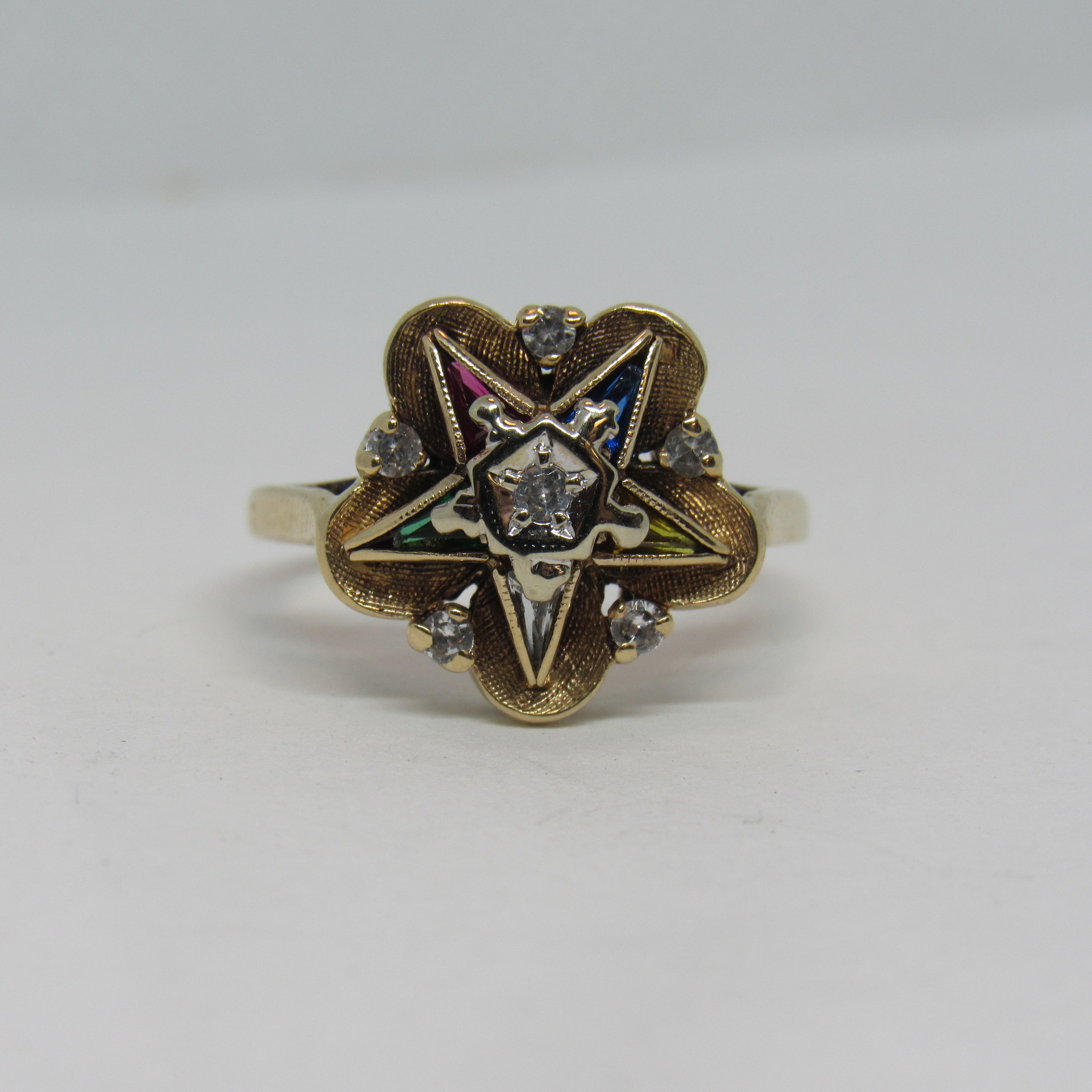 Women's eastern star on sale ring