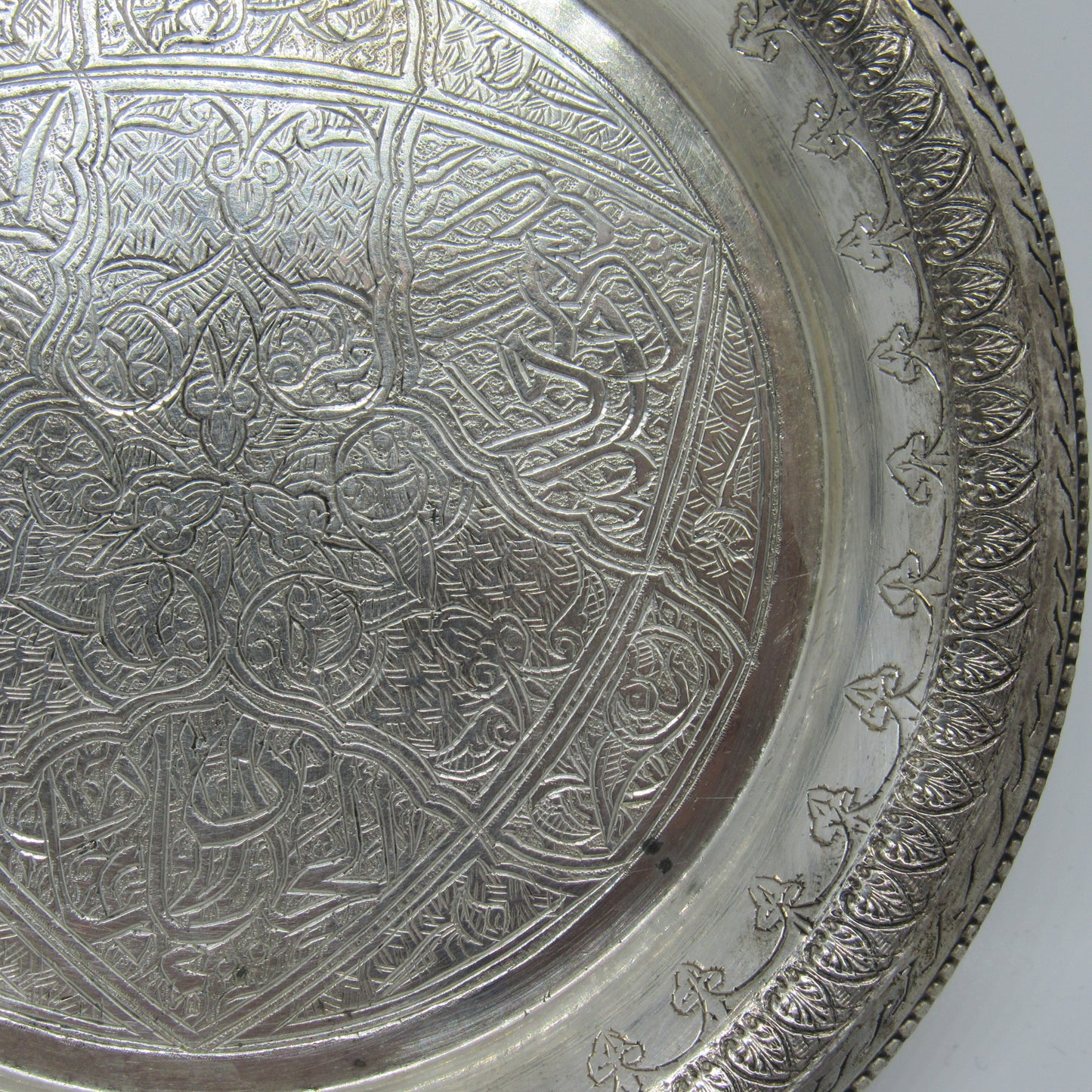 Vintage Egyptian .900 Silver Sterling Small Plate Dish 1939-1940 - Beautiful!