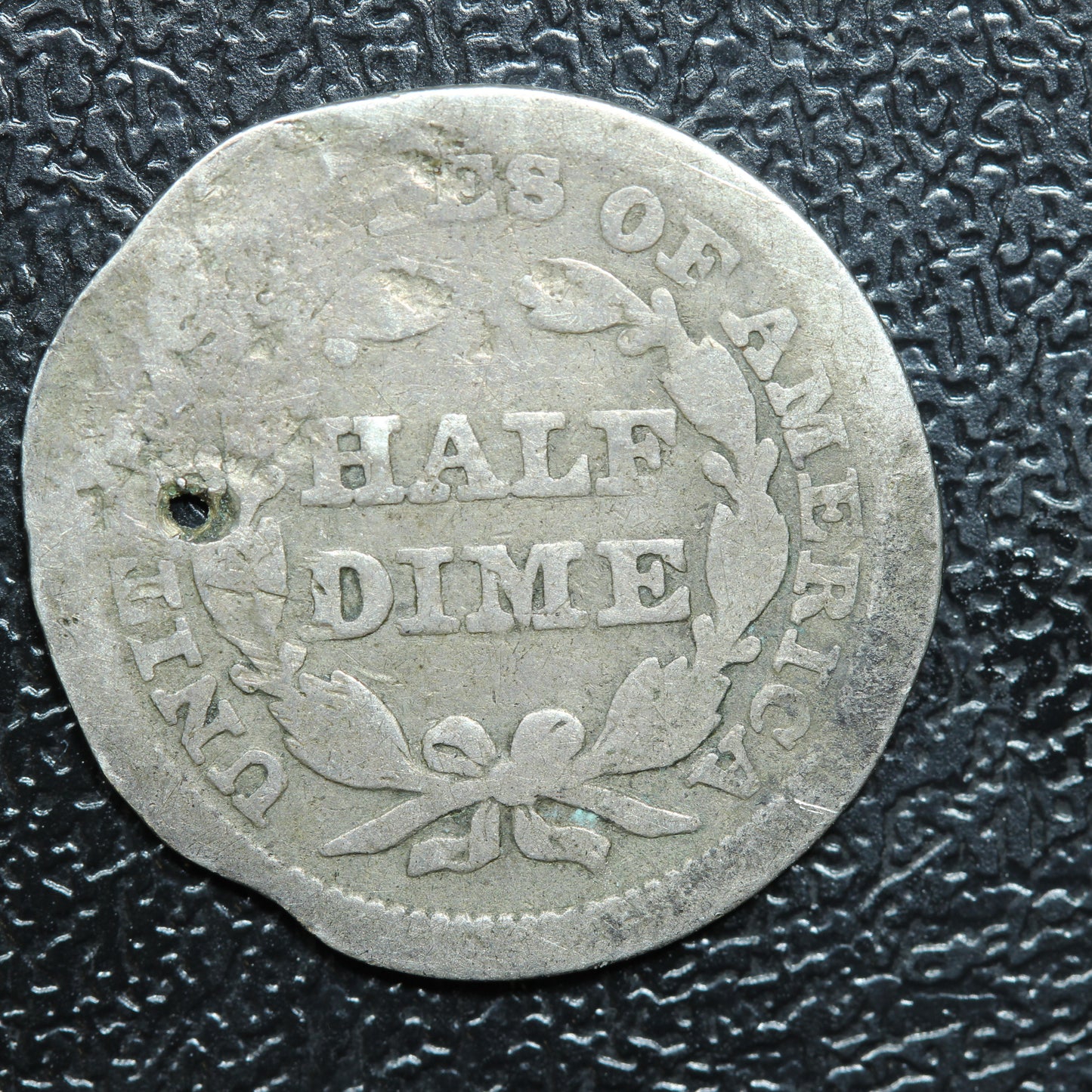 1857 Seated Liberty Half Dime 90% Silver