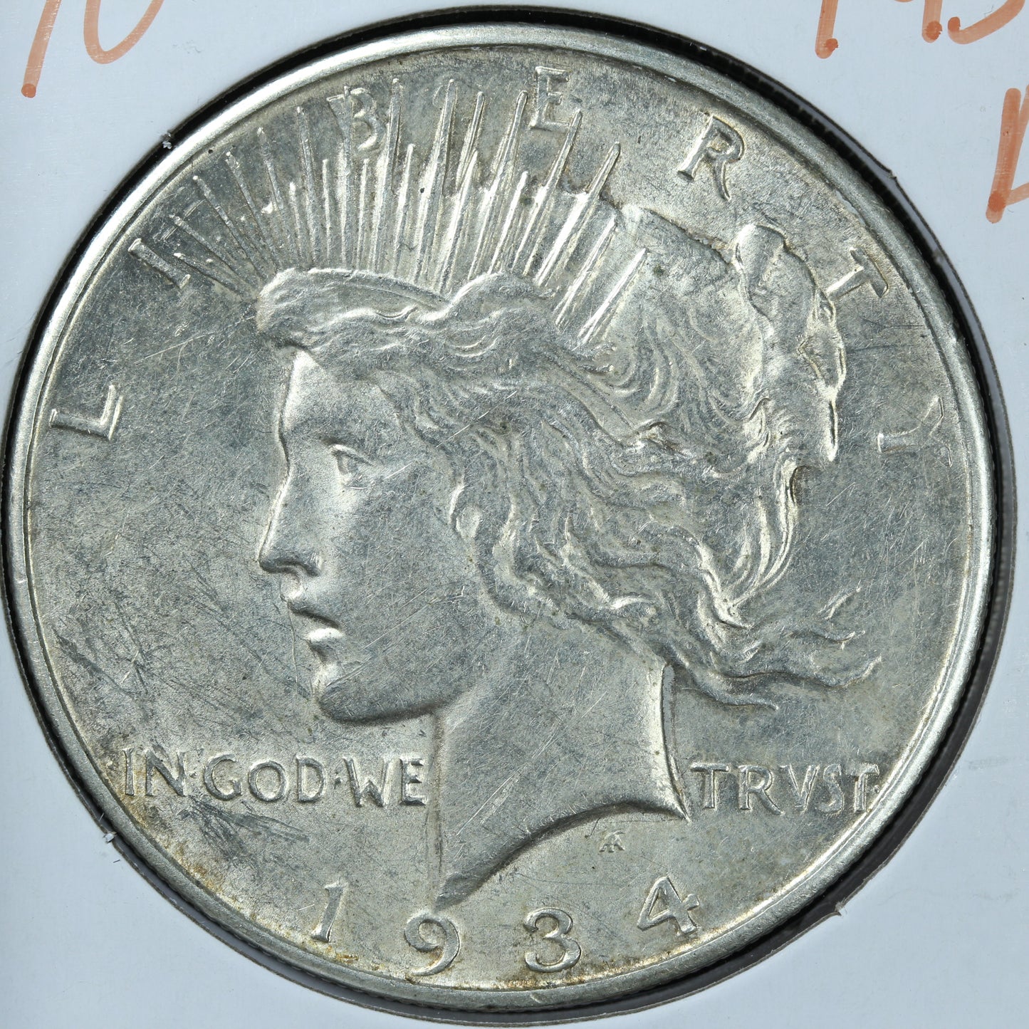 1934 D Peace Dollar Silver $1 - Denver