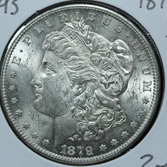 1879 S Morgan Silver Dollar - San Francisco - Third Rev