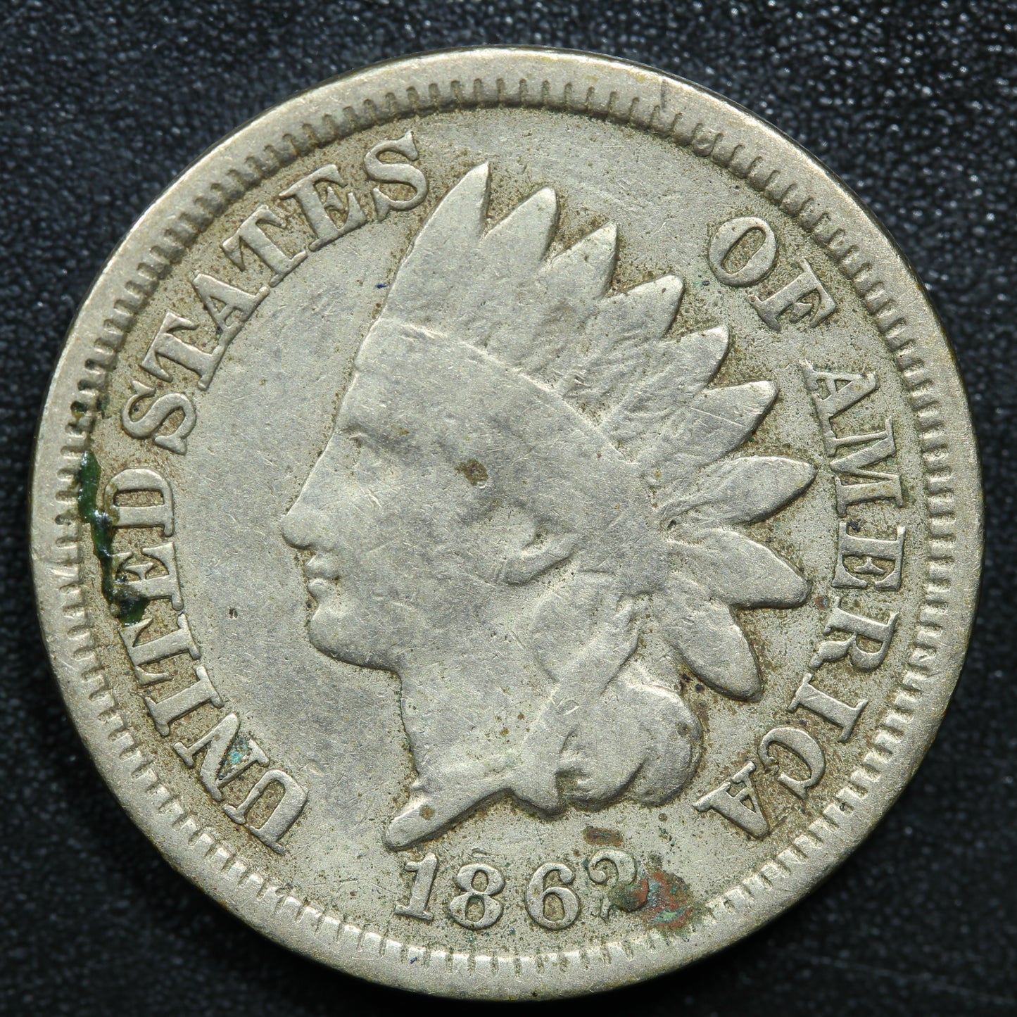 1862 Indian Head Penny 1c