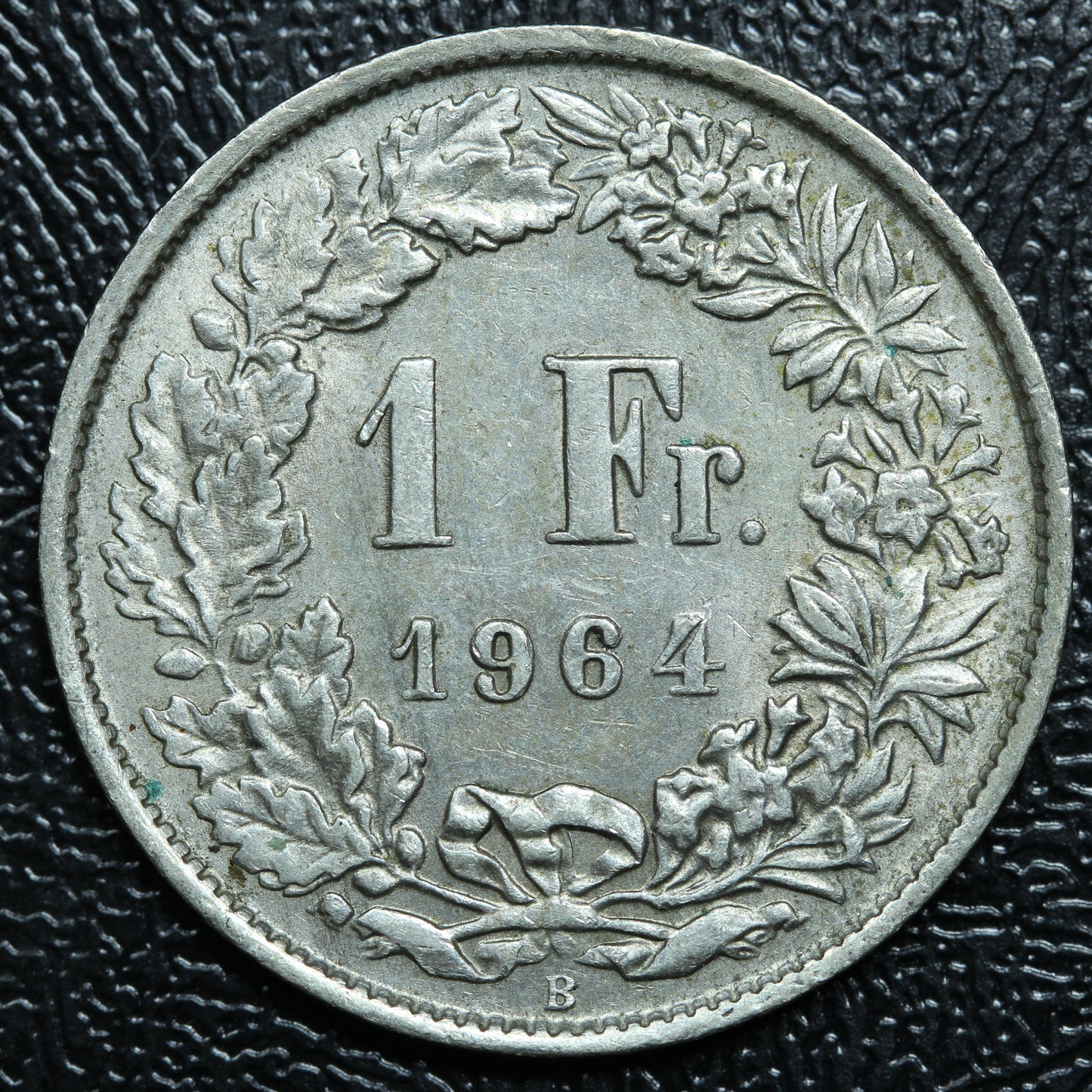 1964 B Switzerland 1 FRANC Silver KM#24