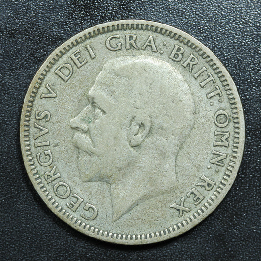 1928 United Kingdom 1 One Shilling George V Coin KM# 833