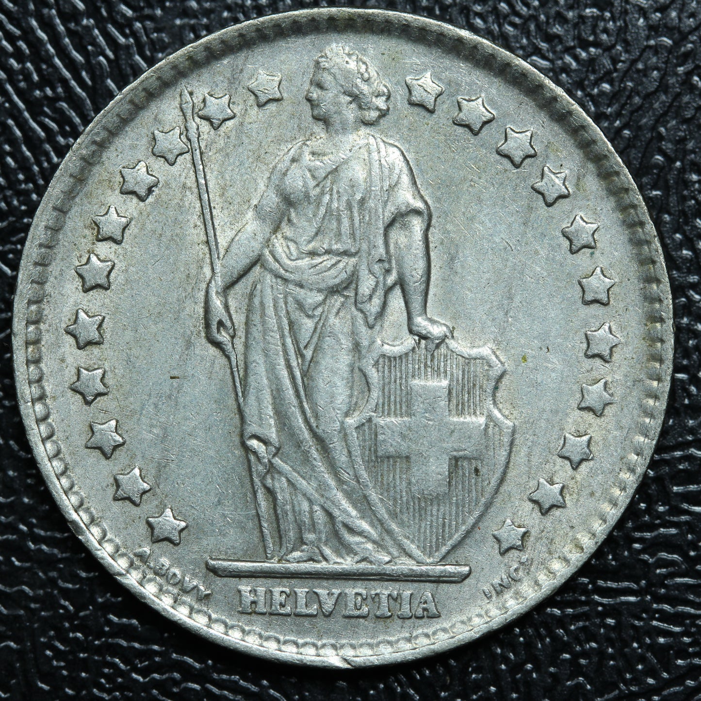 1964 B Switzerland 1 FRANC Silver KM#24