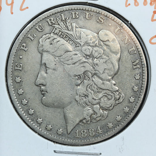 1884 O Morgan Silver Dollar - New Orleans