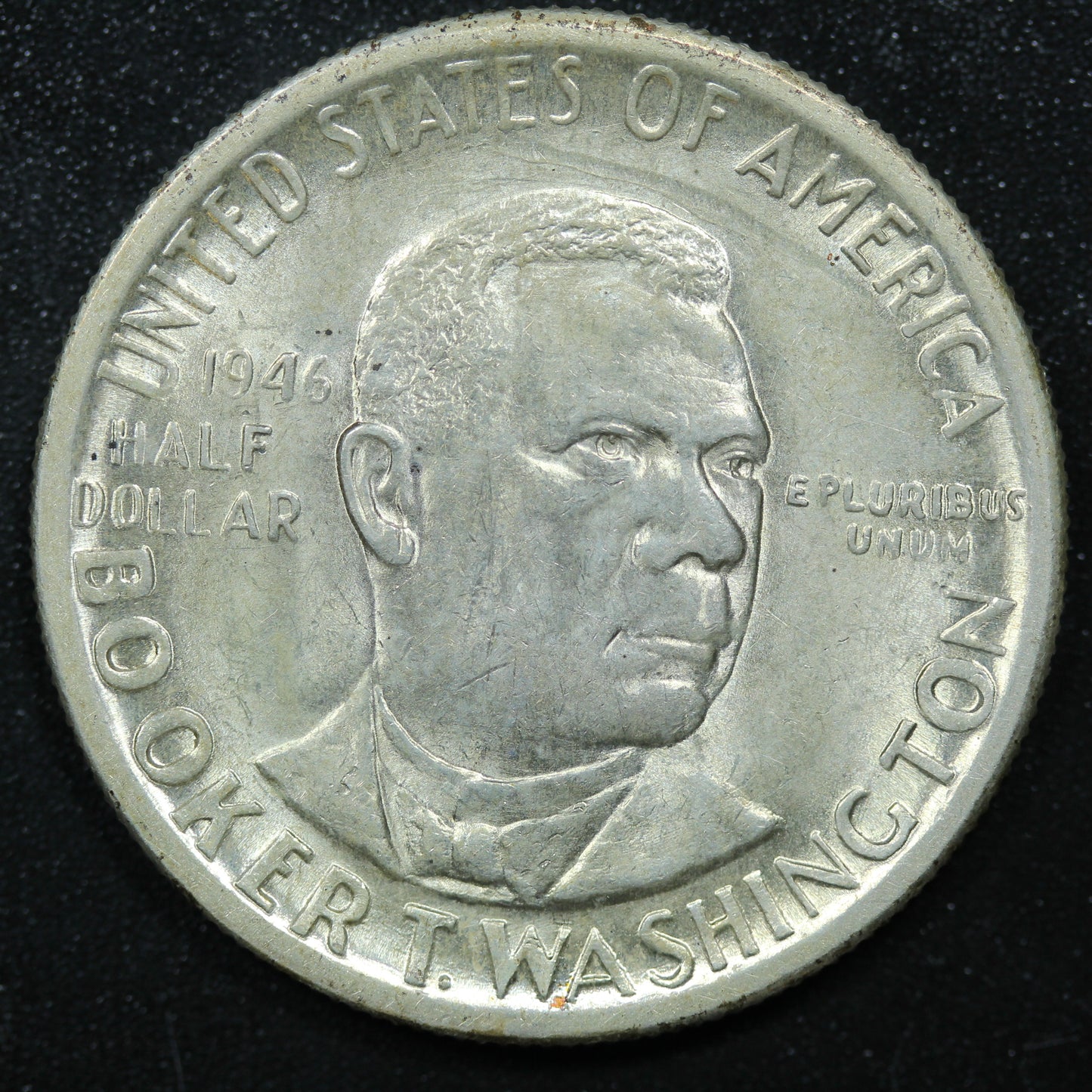 1946 D Booker T Washington Commemorative Silver Half Dollar